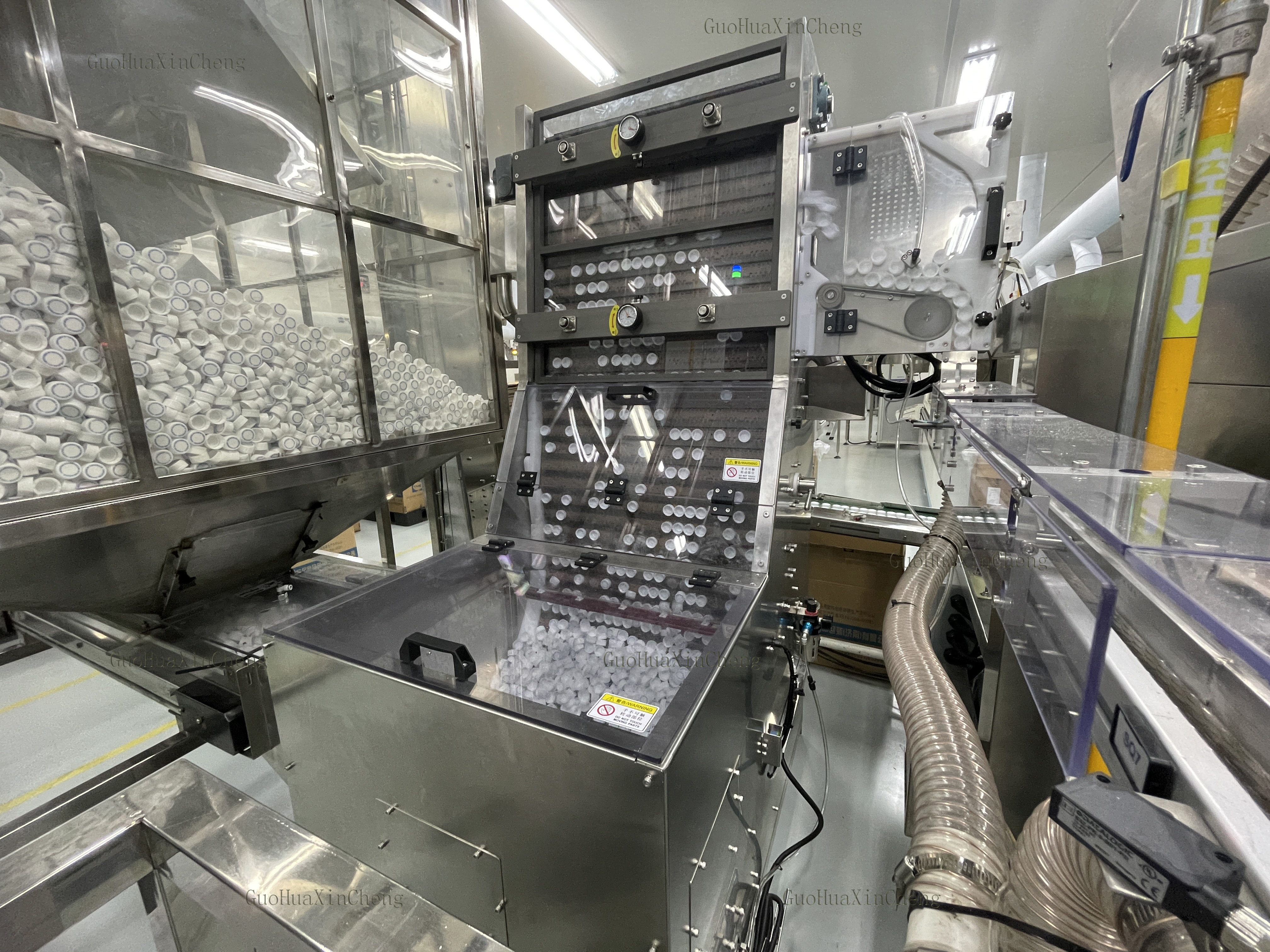 瓶盖瀑布理盖机